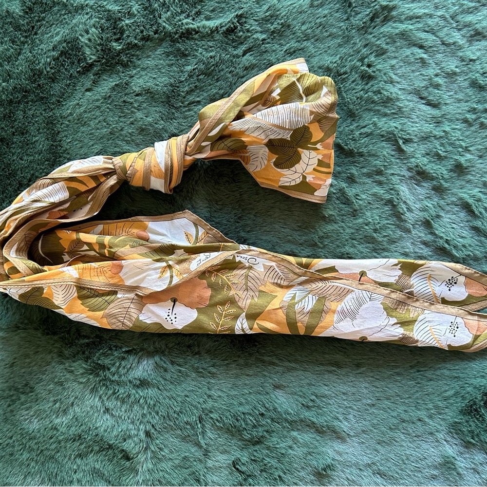 Floral Patterned Scarf
